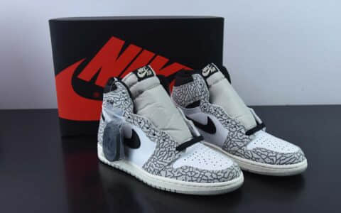 乔丹Air Jordan 1 Retro “Elephant” 大象爆裂纹高帮篮球鞋纯原版本 货号：DZ5485-052