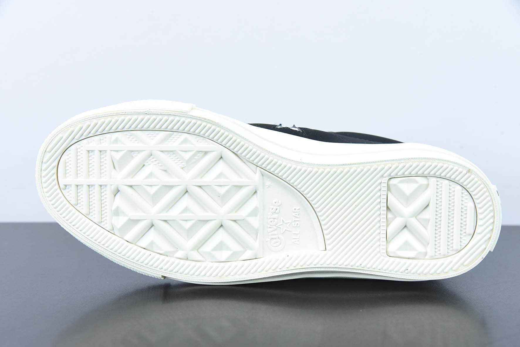 匡威Converse One Star Pro 黑色一星标匡威低帮复古休闲滑板鞋纯原版本 货号:A03674C