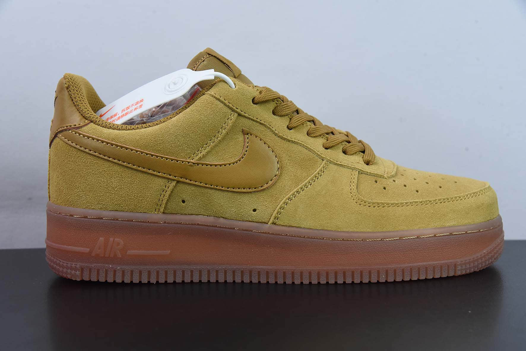耐克Nike Air Force 1 Low 07 LV8 Wheat  Flax 二代小麦空军一号低帮休闲板鞋纯原版本 货号:BQ5485-700