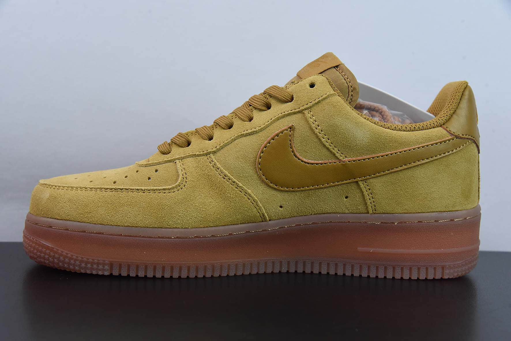 耐克Nike Air Force 1 Low 07 LV8 Wheat  Flax 二代小麦空军一号低帮休闲板鞋纯原版本 货号:BQ5485-700
