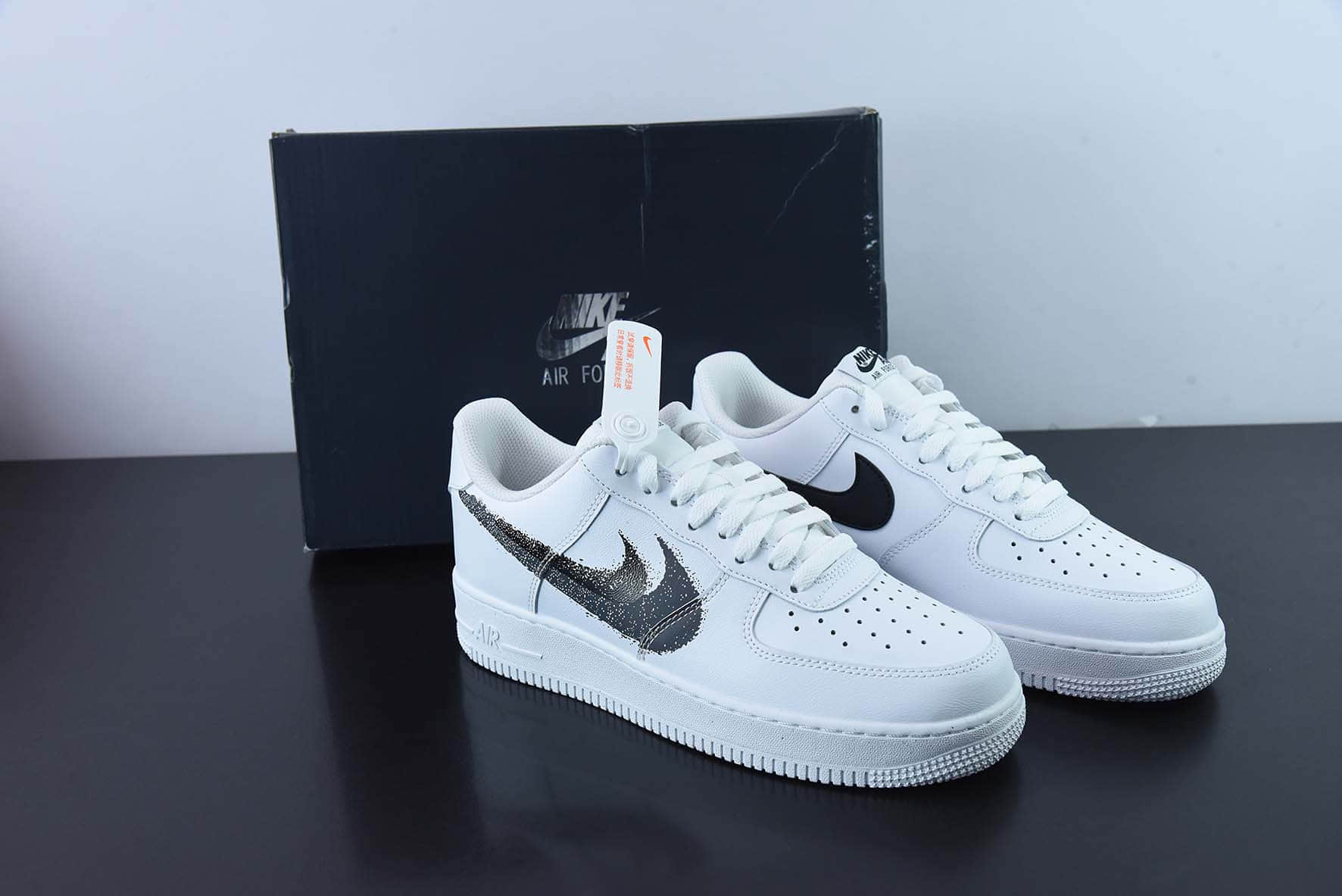 耐克Nike Air Force 1 Low 黑白大勾空军一号低帮运动休闲板鞋纯原版本 货号:FD0660-100