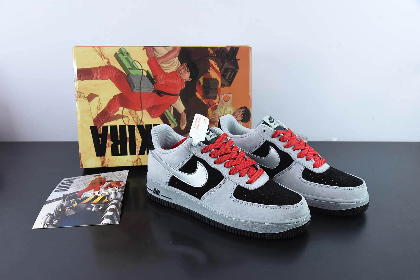 耐克Nike Air Force 1 Low 07 SU19 大友克洋联名灰黑红空军一号低帮休闲板鞋纯原版本 货号:DA0068-123
