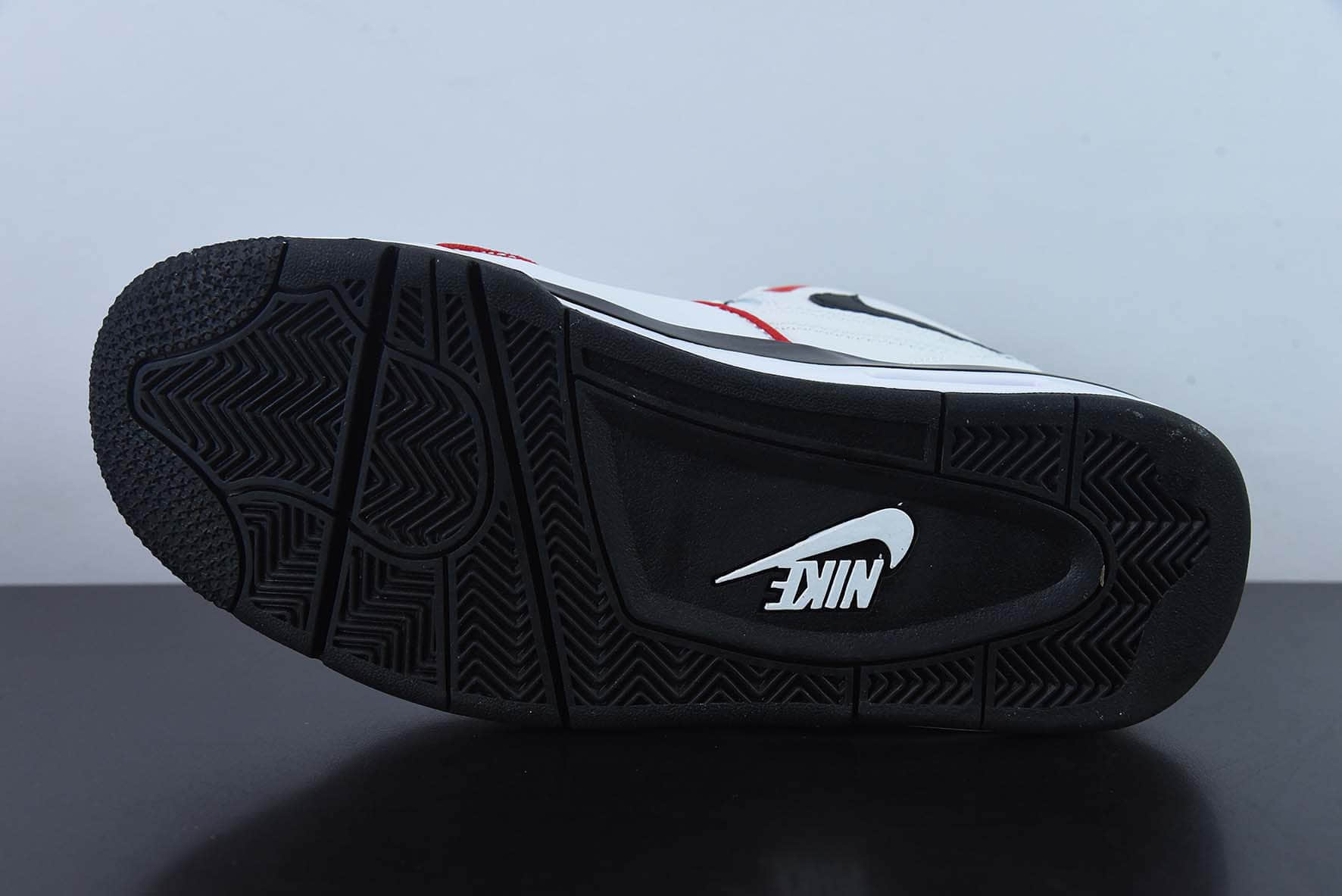 耐克Nike Air Flight 89 AJ4黑白红兄弟男气垫篮球鞋纯原版本 货号:FD9928-101