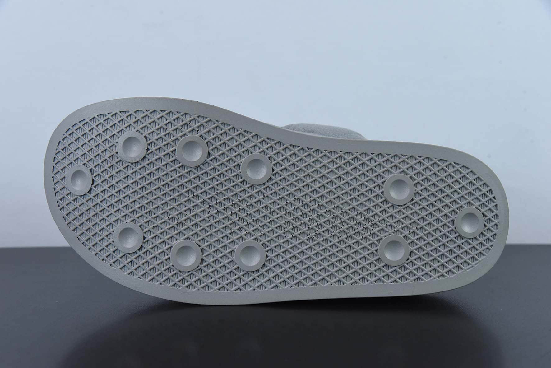 阿迪达斯Adidas Originals Puffylette 灰绿袜套面包鞋保暖一脚蹬板鞋纯原版本 货号:GW9482