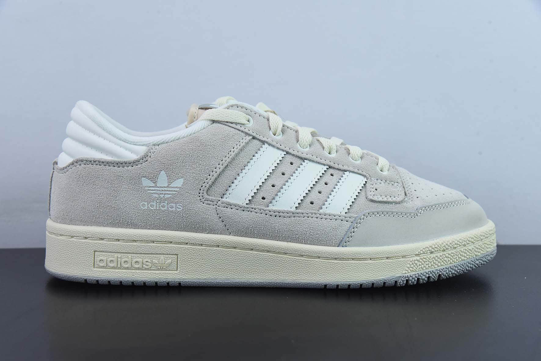阿迪达斯Adidas Originals Centennial 85 Low 米灰粉白低帮复古系带百搭休闲运动板鞋纯原版本 货号:GX2215