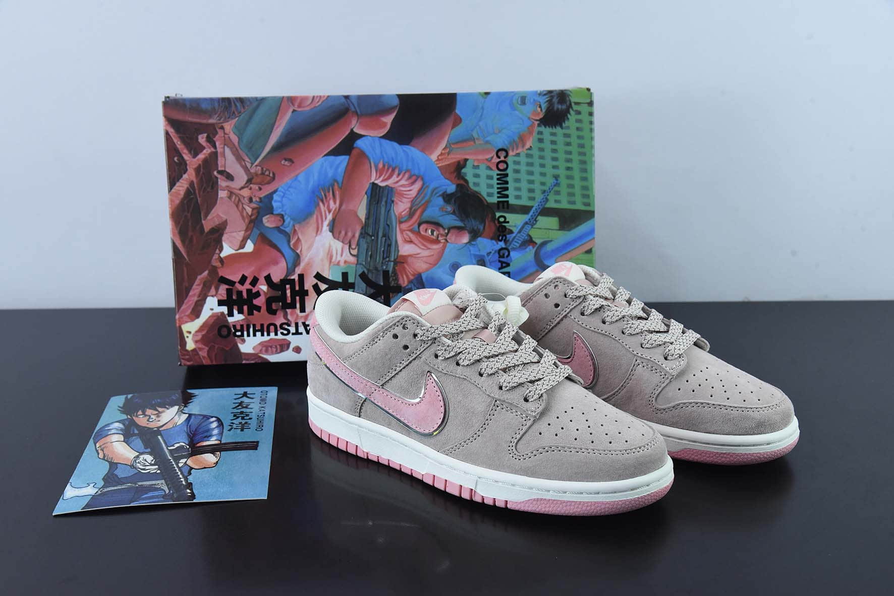 耐克Nike Otomo Katsuhiro x Nike SB Dunk Low Steamboy OST大友克洋联名麂皮肉粉低帮休闲运动板鞋纯原版本 货号:ST1391-208