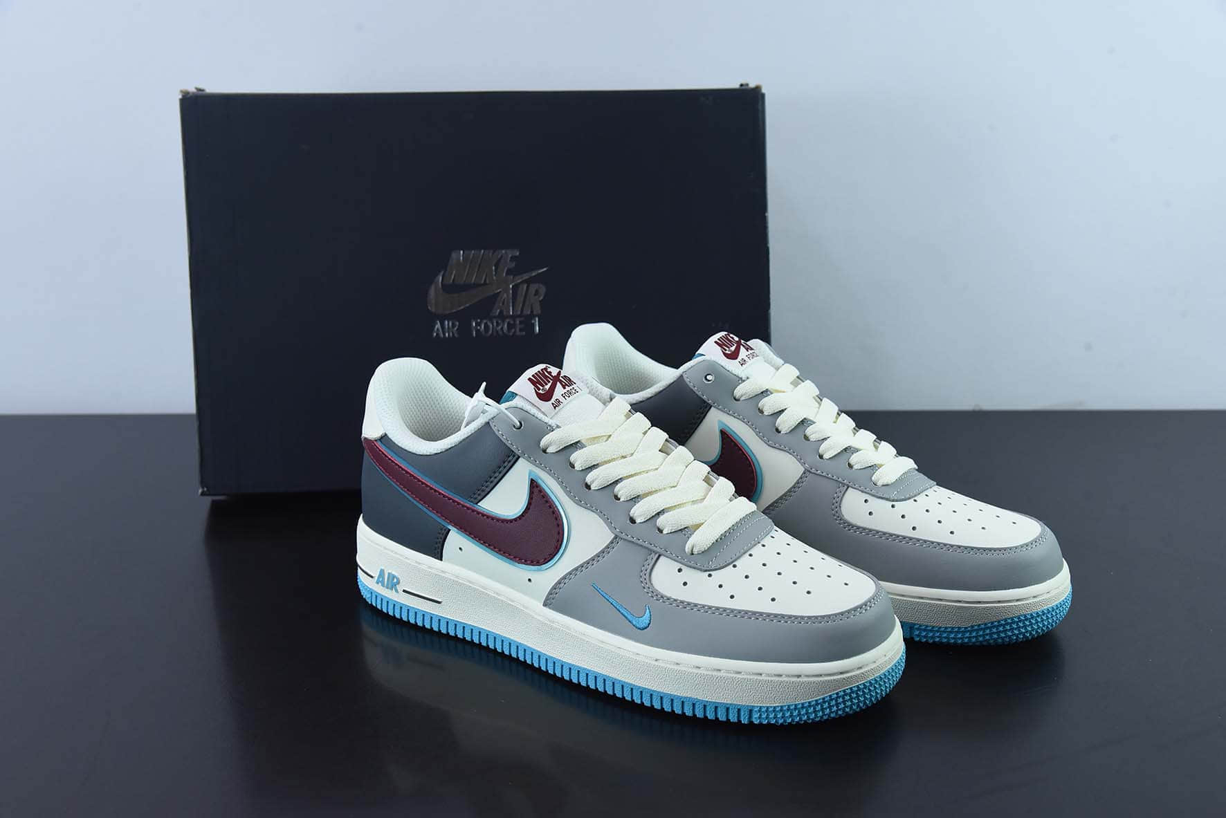 耐克Nike Air Force 1'07 Low “Rouge” “灰胭脂”空军一号低帮运动休闲板鞋纯原版本 货号:LJ8822-666