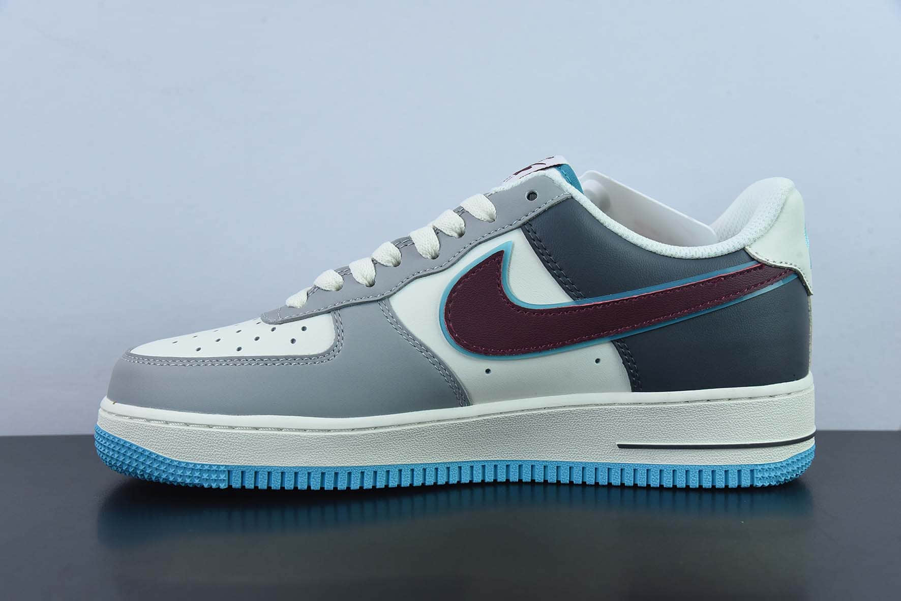 耐克Nike Air Force 1'07 Low “Rouge” “灰胭脂”空军一号低帮运动休闲板鞋纯原版本 货号:LJ8822-666