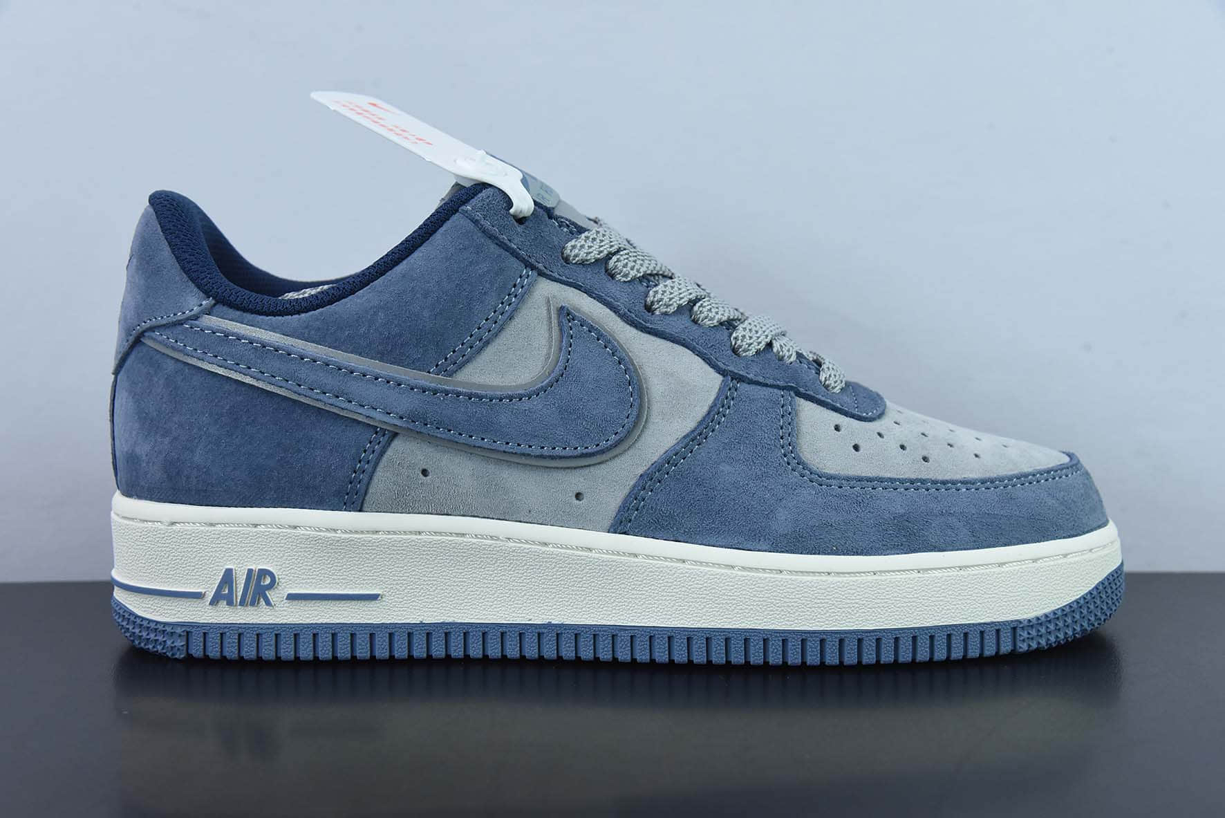 耐克Nike AKIRA×NK Air Force 1 大友克洋联名麂皮灰蓝空军一号低帮运动休闲板鞋纯原版本 货号：DD9969-536