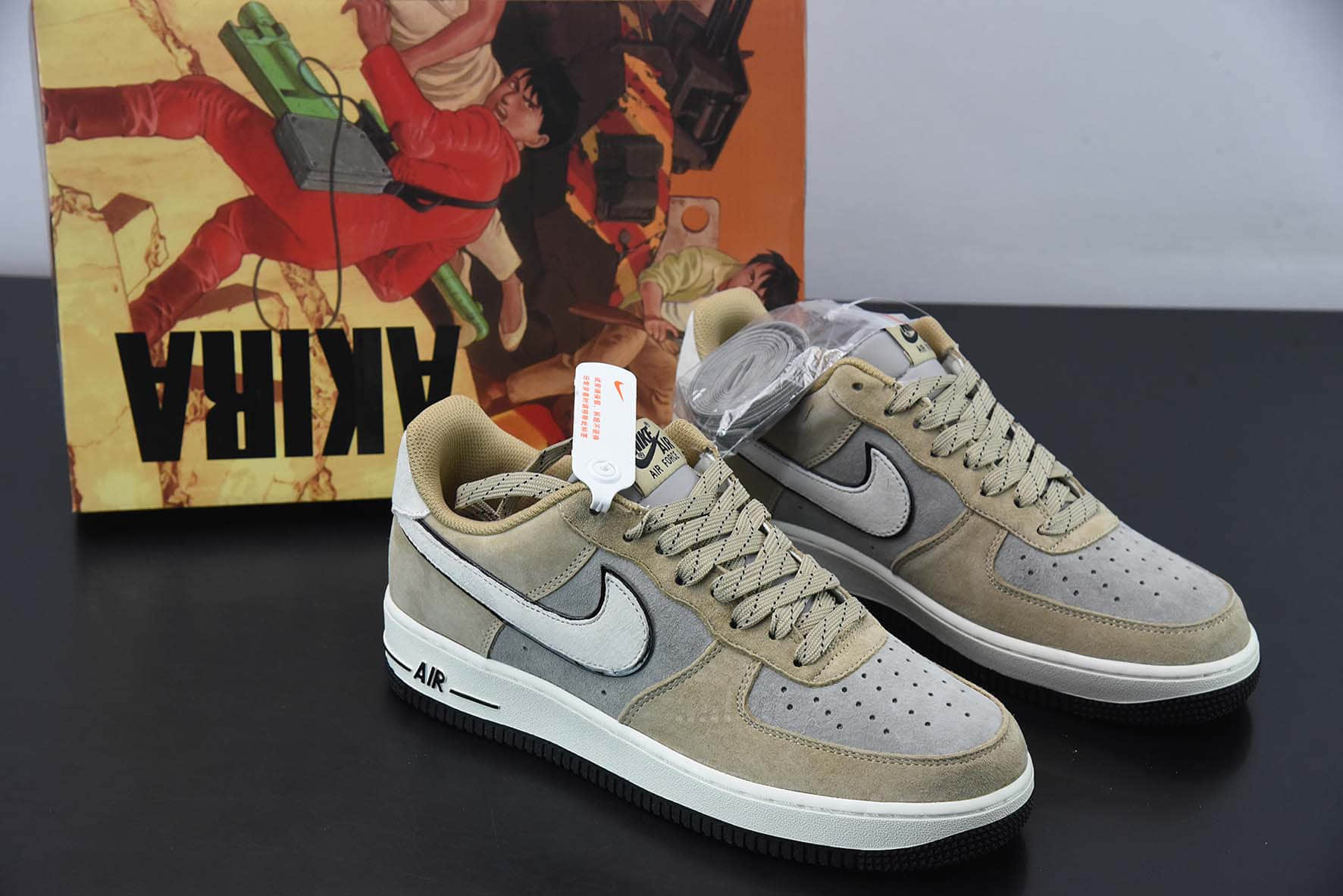 耐克Nike Air Force 1 Low 07 大友克洋卡其灰空军一号低帮运动休闲板鞋纯原版本 货号:DK3966-153