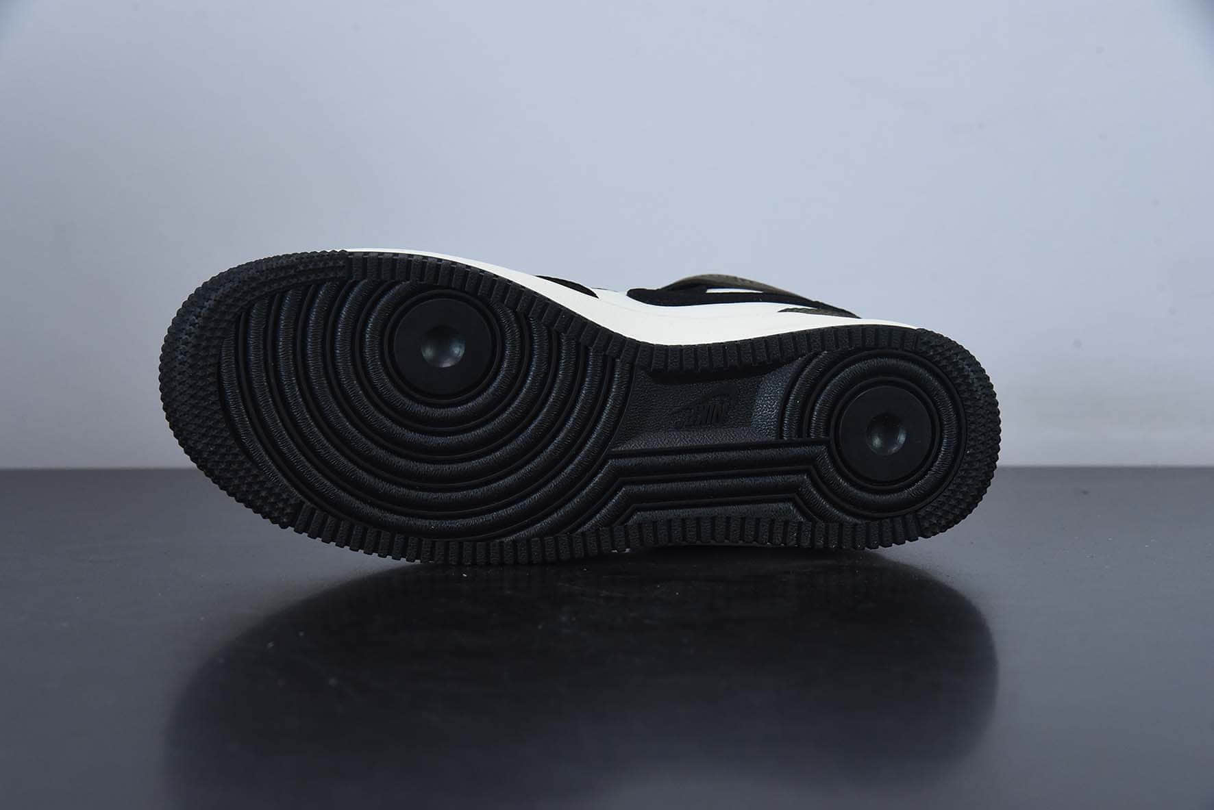 耐克Nike Air Force 1 '07 MidDark Mocha皮革黑摩卡小倒钩空军一号经典中帮板鞋纯原版本 货号:GH5696-023