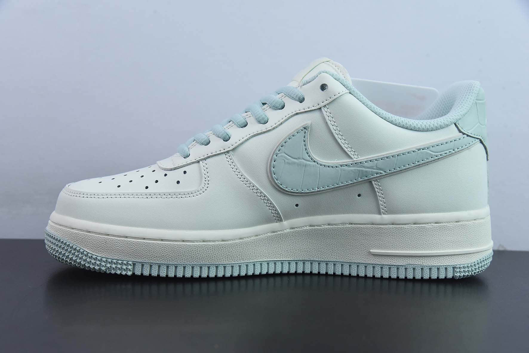 耐克Nike Air Force 1 07 Low “米蓝鳄鱼皮”纽约限定空军一号低帮休闲板鞋纯原版本 货号:PQ5636-226