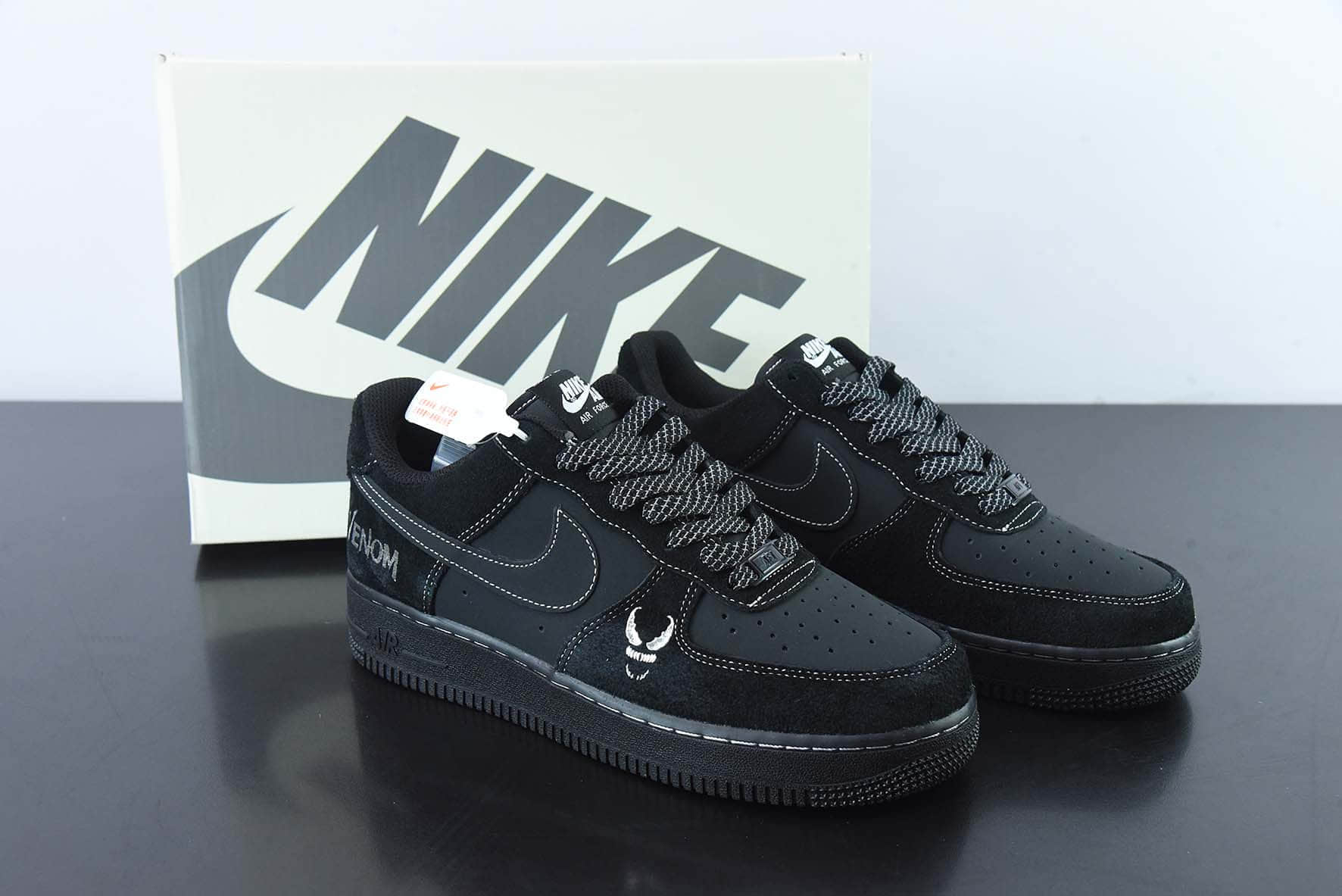 耐克NIke Air Force 1 '07 Low “黑武士毒液--漫威联名”空军一号低帮休闲板鞋纯原版本 货号:BS5085-204