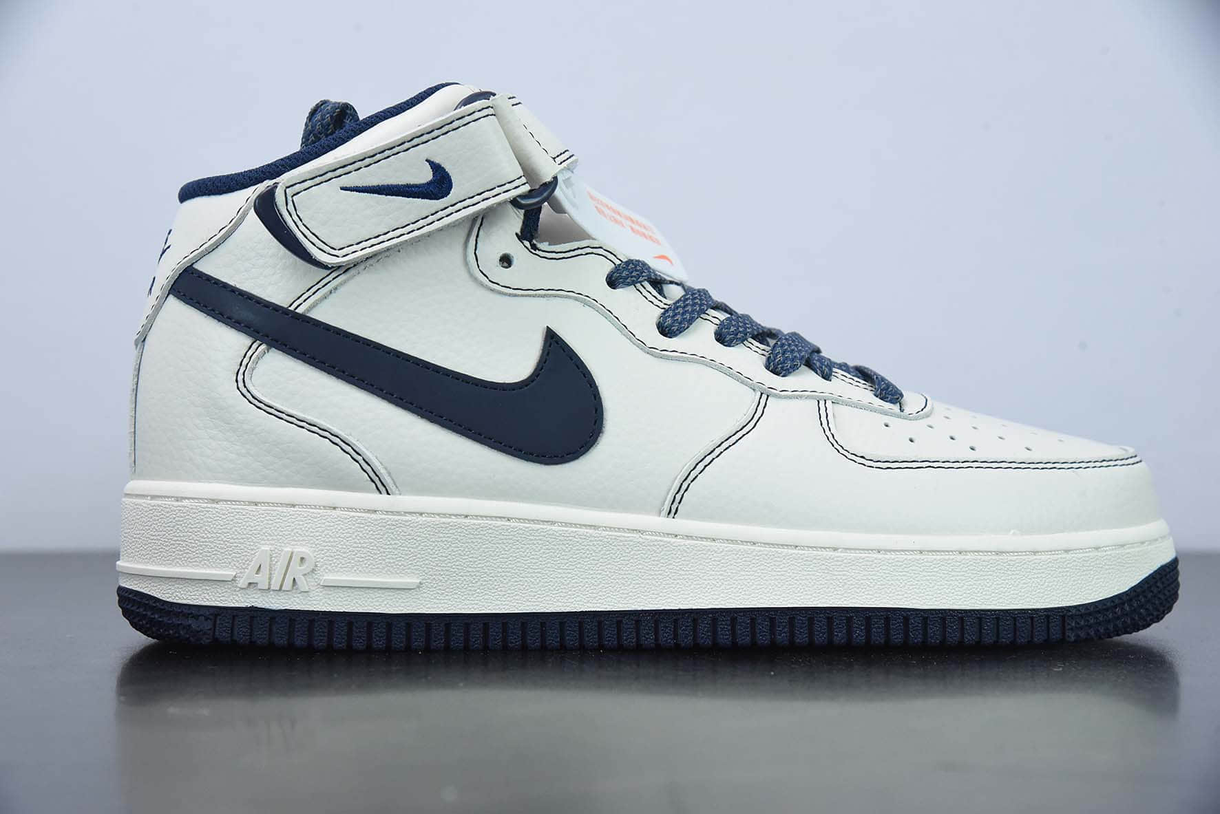耐克Nike Air Force 1 MID 米深蓝满天星空军一号中帮休闲板鞋纯原版本 货号:MU3603-202