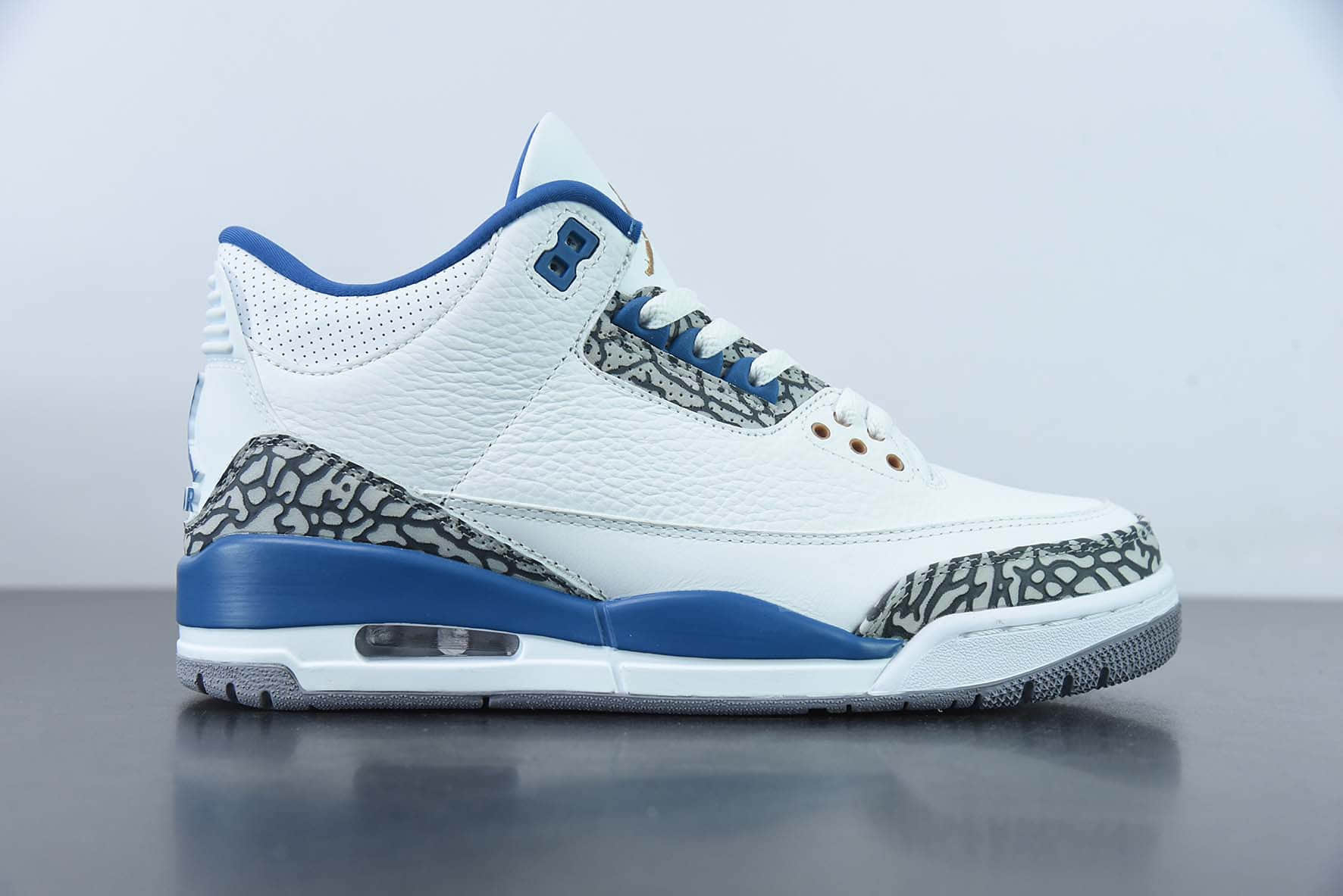 乔丹Air Jordan 3 Retro WizardsAJ3白蓝爆裂纹男子文化篮球鞋纯原版本 货号：CT8532-148