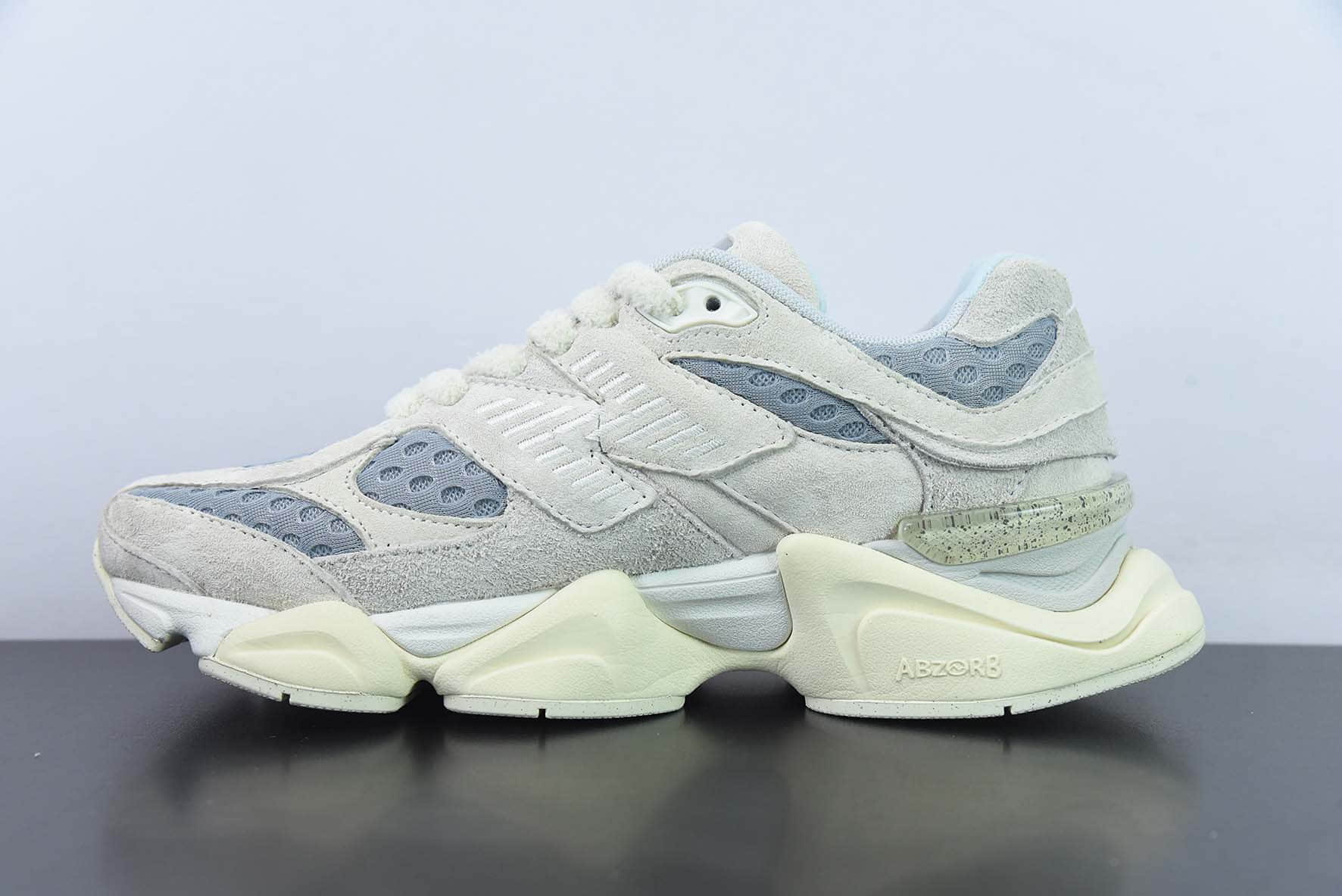 新百伦New BalanceJoe Freshgoods x New Balance NB9060联名款米白灰果绿复古休闲运动慢跑鞋纯原版本 货号:U9060BW1