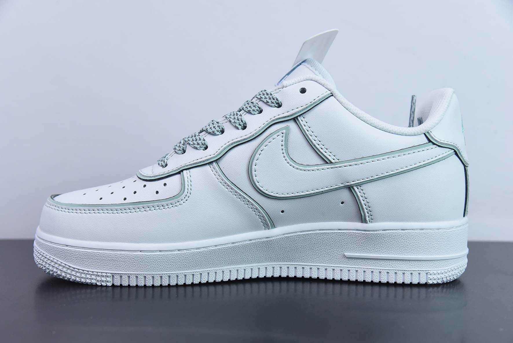 耐克Nike Stussyx Nike Air Force 1 Low 斯图西联名冰蓝炫彩反光空军一号低帮休闲板鞋纯原版本 货号:DT0617-029