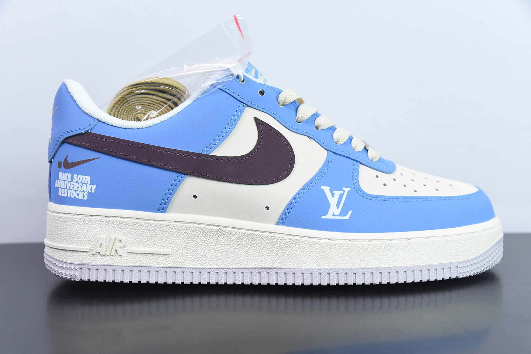 耐克NIke Air Force 1 '07 Low “LV联名米蓝”空军一号低帮休闲板鞋纯原版本 货号: 315115-010