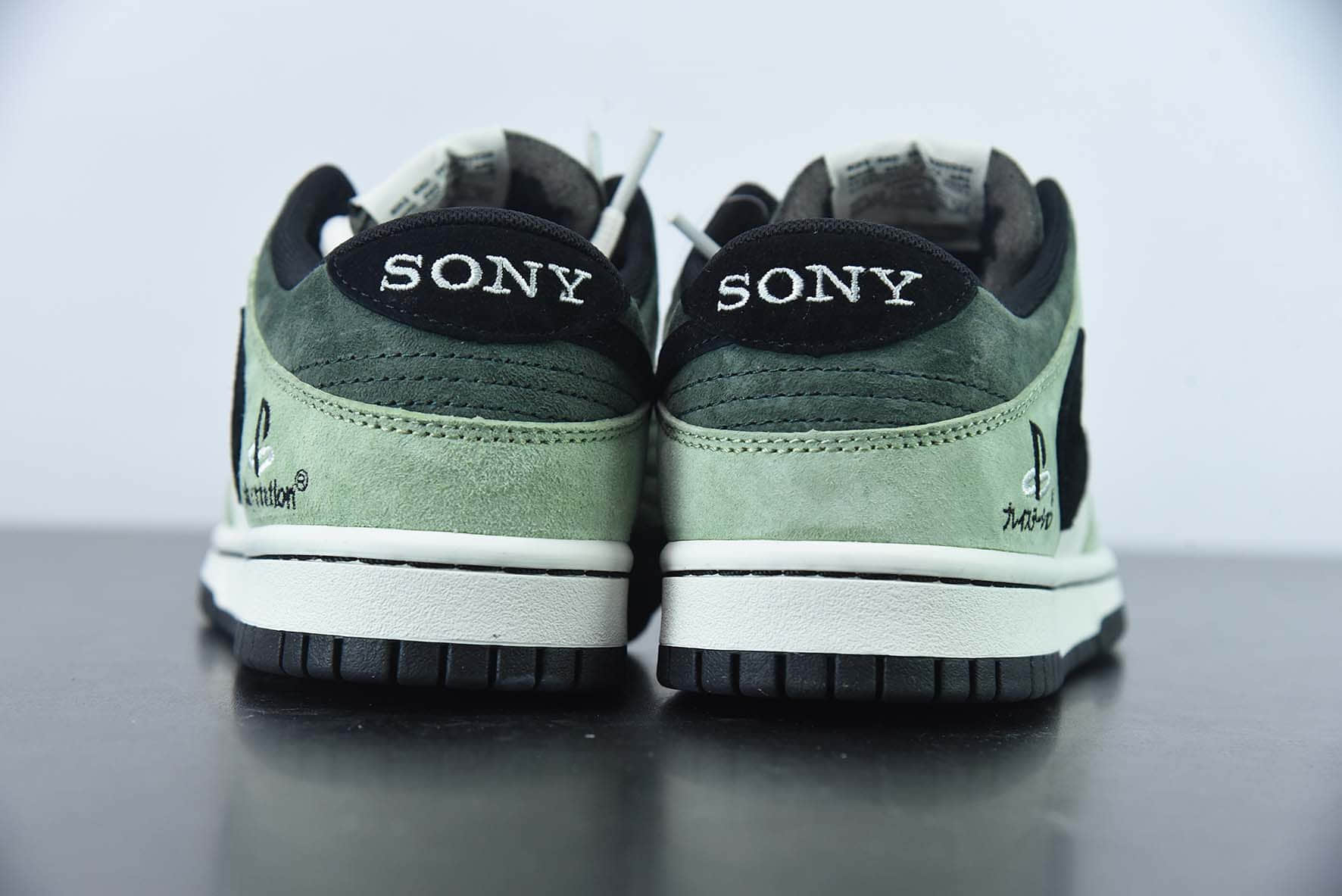 耐克Nike Sony PlayStation 5 x Travis Scott x Nike SB Dunk LowPS5三方联名黑绿倒勾扣篮系列低帮经典百搭休闲运动板鞋纯原版本 货号:CU1726-777