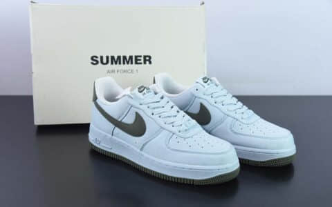 耐克Nike Air Force 1'07 Low 月绿布面空军一号休闲板鞋纯原版本 货号:DG2296-002
