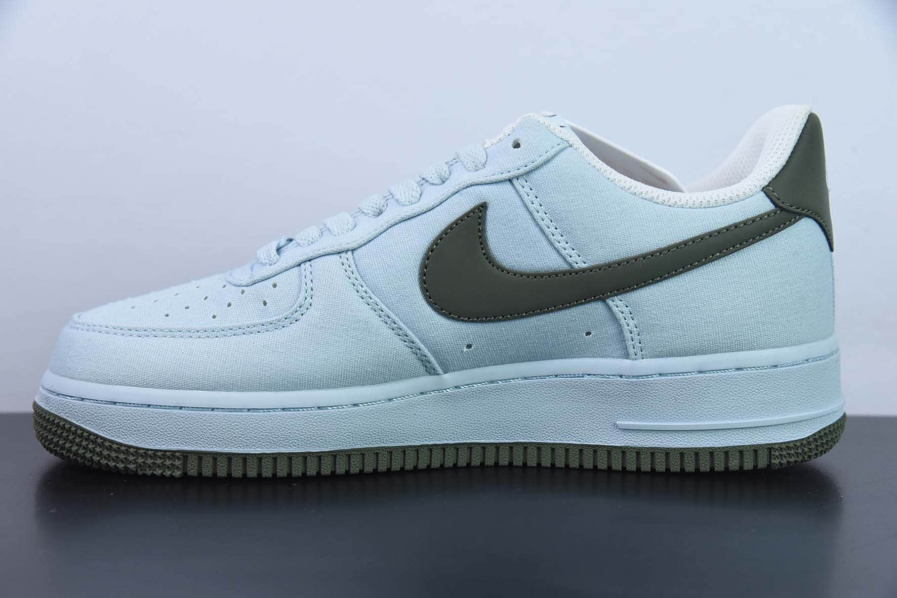 耐克Nike Air Force 1'07 Low 月绿布面空军一号休闲板鞋纯原版本 货号:DG2296-002