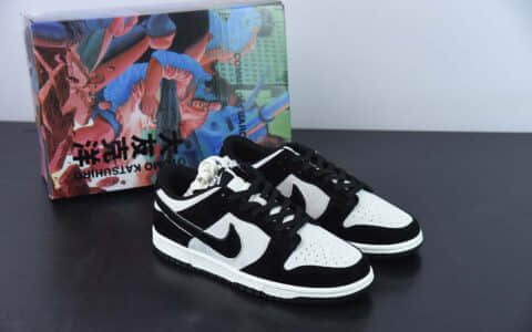 耐克Nike Otomo Katsuhiro x NK Dunk Low大友克洋联名款黑白熊猫低帮运动休闲板鞋纯原版本 货号: ST1391-100