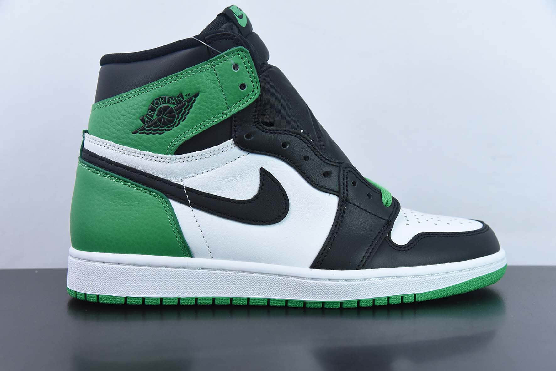 乔丹Jordan Air Jordan 1 High OG Lucky Green 黑绿脚趾复古高帮篮球鞋纯原版本 货号:DZ5485-031