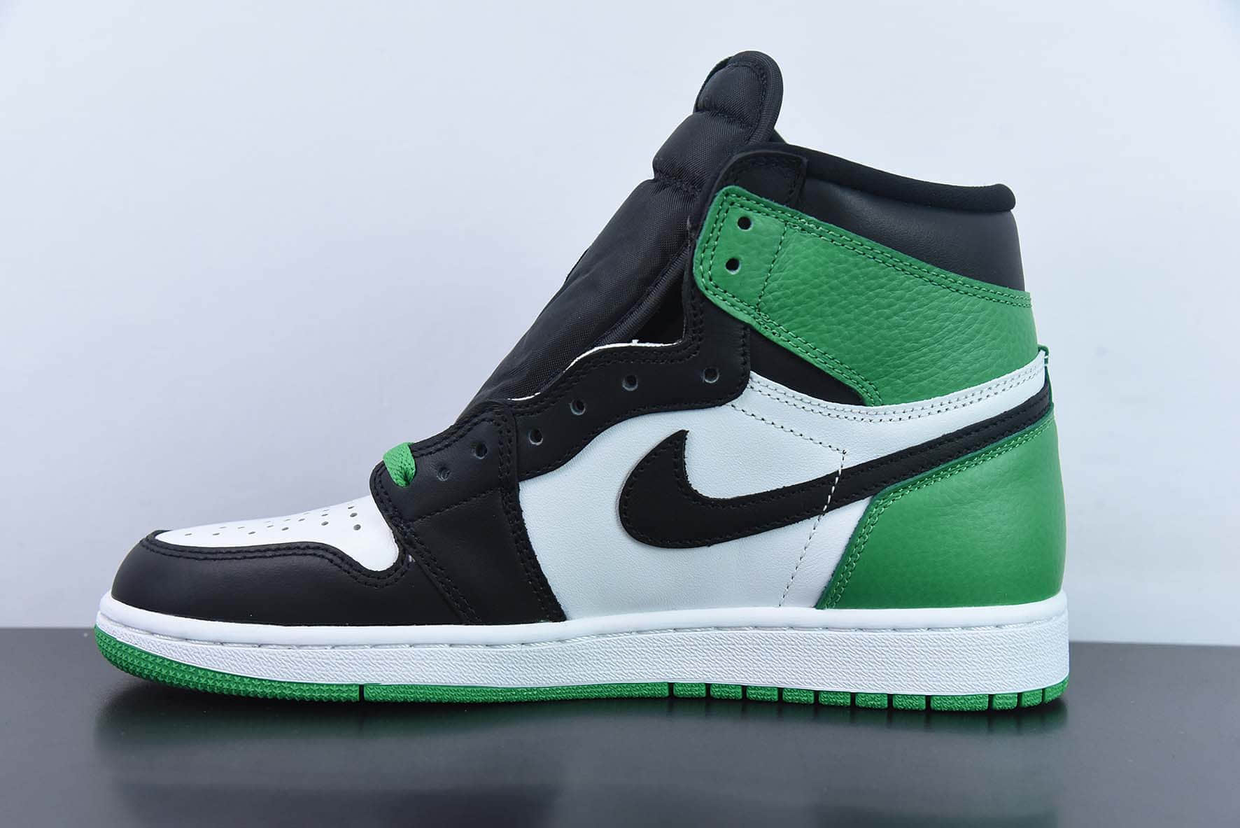 乔丹Jordan Air Jordan 1 High OG Lucky Green 黑绿脚趾复古高帮篮球鞋纯原版本 货号:DZ5485-031