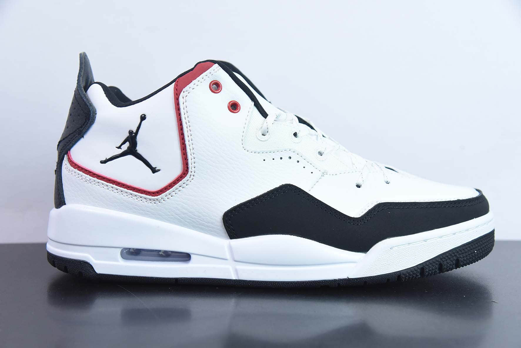 乔丹AIR Jordan Courtside 23迈克尔·乔丹 AJ23代皮革黑白红简版中帮复古做旧休闲运动文化篮球鞋纯原版本 货号:DZ2791-101