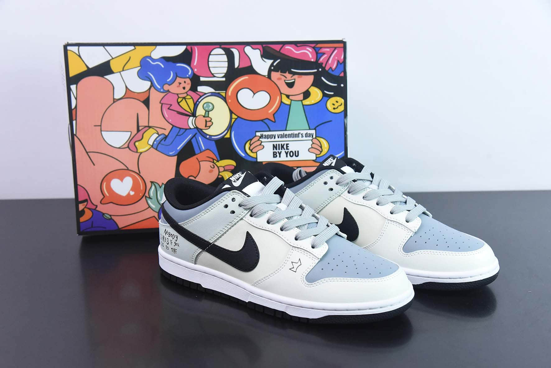 耐克Nike SB Dunk Low 皇冠涂鸦低帮休闲板鞋纯原版本 货号:DD3696-255