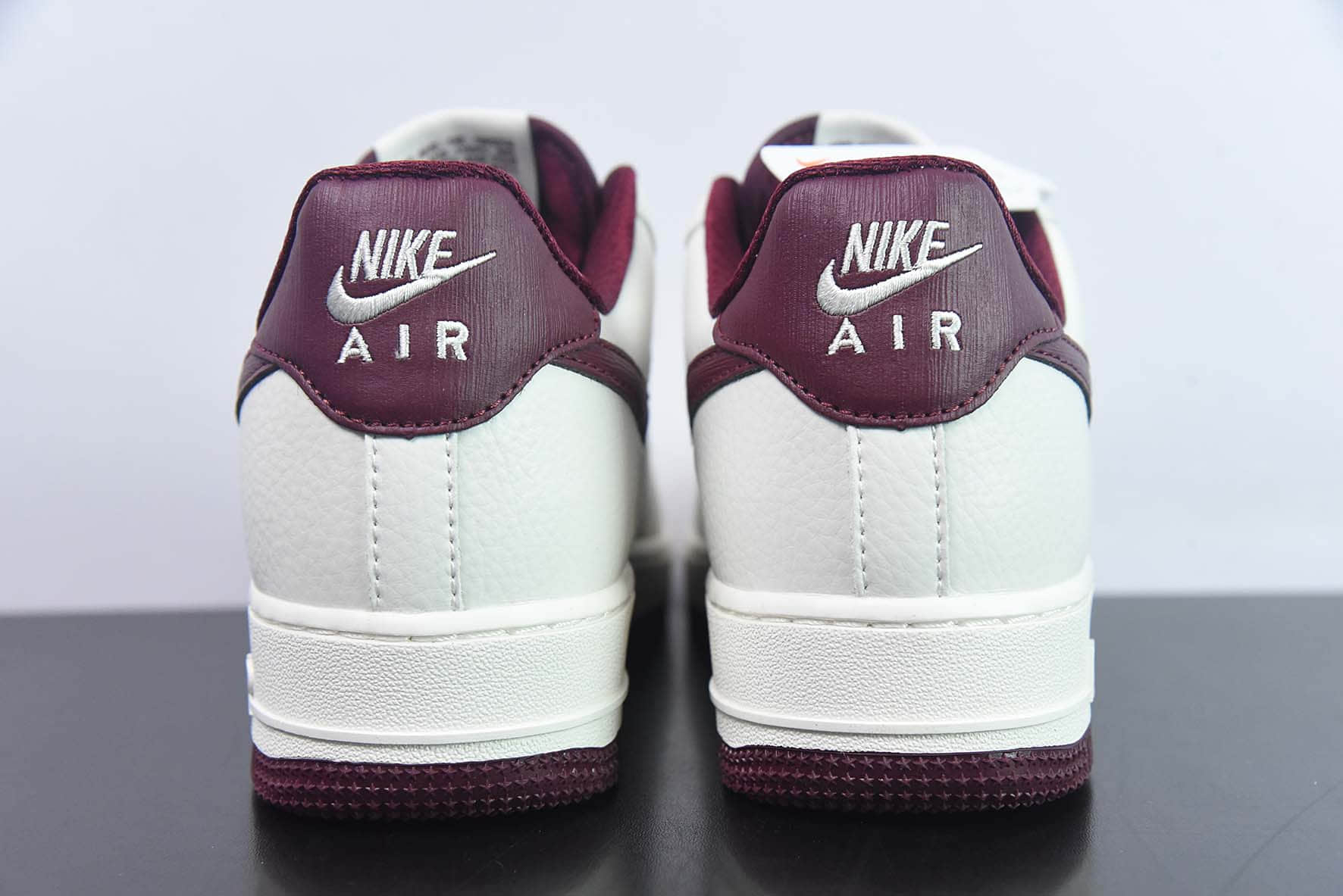 耐克Nike Air Force 1'07 Low 酒红白空军一号低帮休闲板鞋纯原版本 货号:GH5622-063