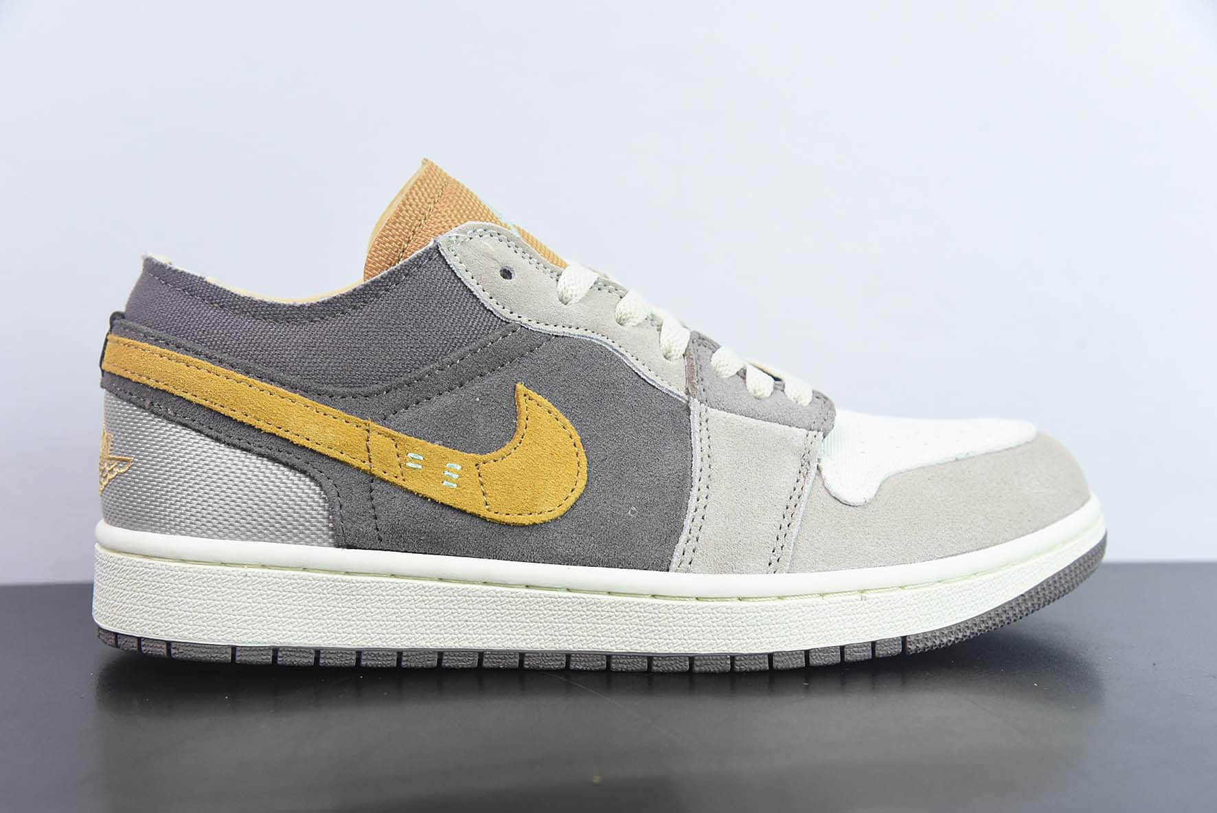 乔丹Air Jordan 1 Low SE CraftInside OutBrown Yellow AJ1乔丹一代解构棕黄低帮经典复古文化休闲运动篮球鞋纯原版本 货号:DN1635-200
