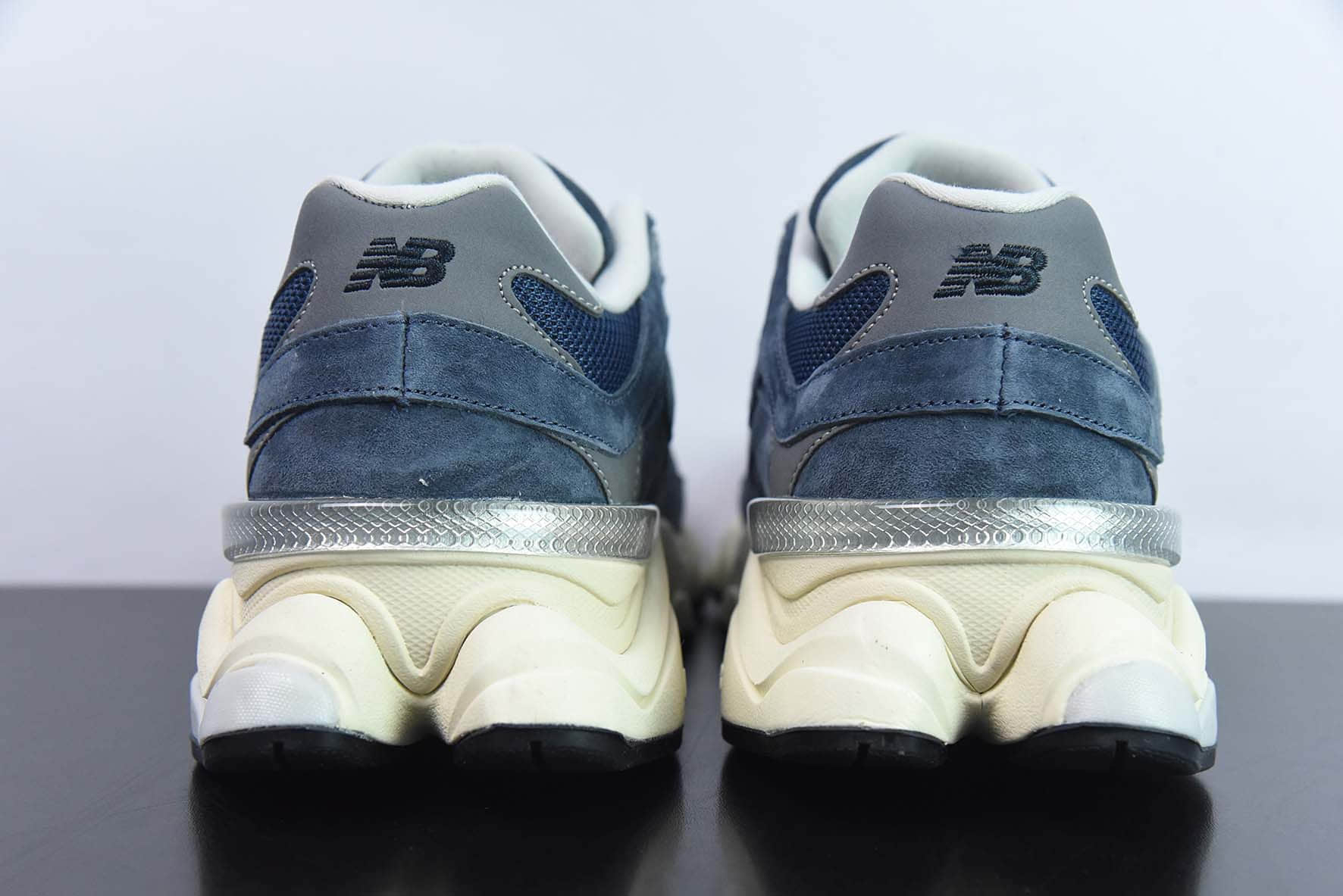 新百伦New Balance 9060BricksWood系列联名款灰蓝复古百搭老爹风休闲运动跑步鞋纯原版本 货号:U9060ECB