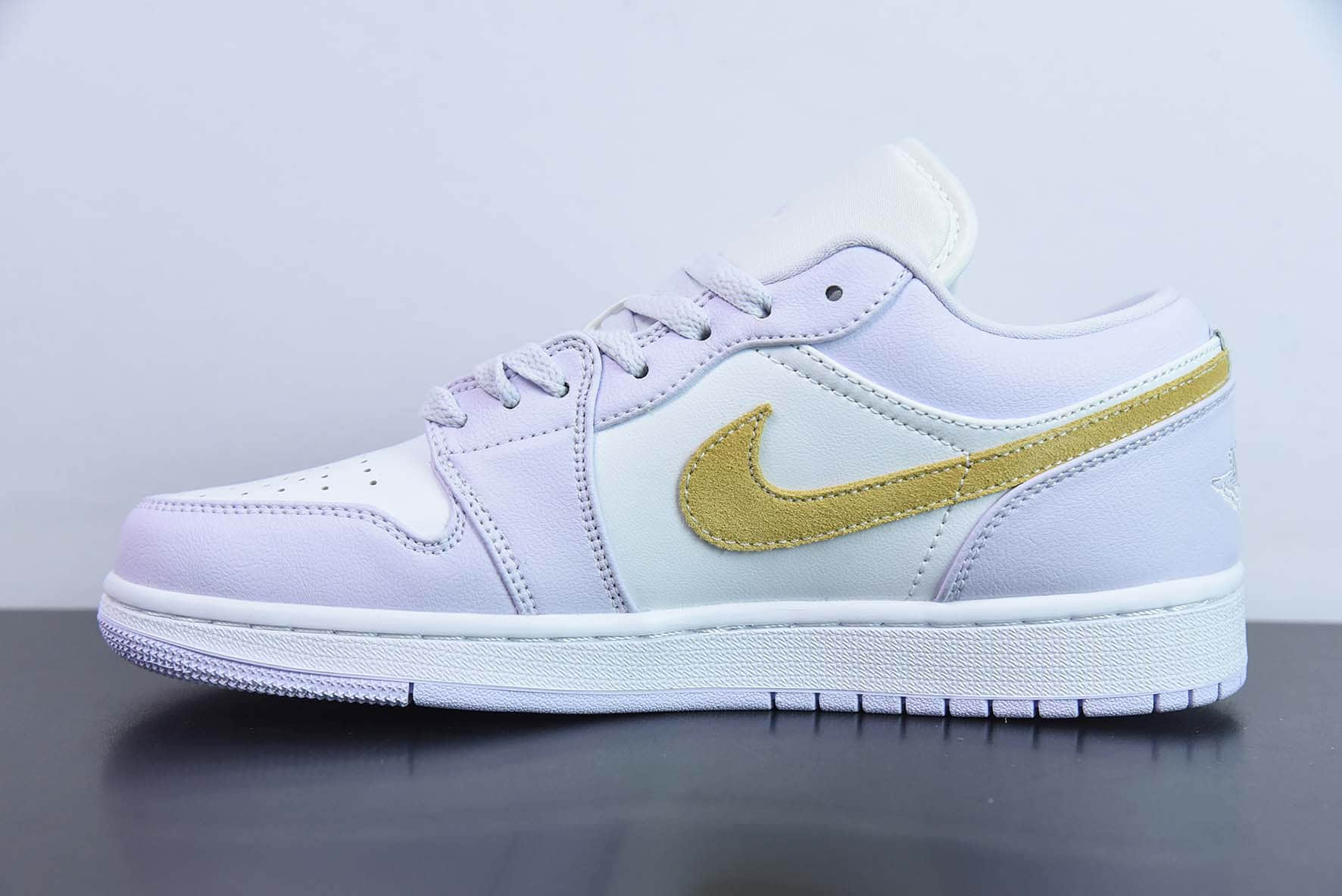 乔丹Air Jordan AJ1 Low白紫芋泥低帮篮球鞋纯原版本 货号:DC0774-501