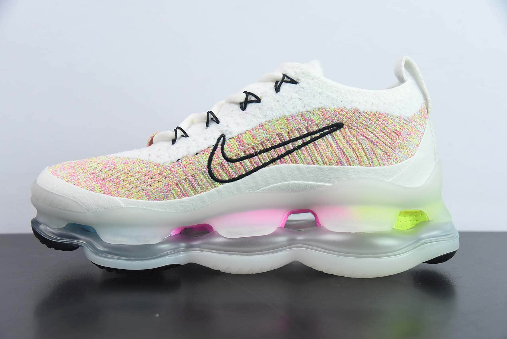 耐克Nike Air Max Scorpion Fk 2023新款白彩虹兔年限定全掌气垫跑鞋纯原版本 货号:FJ6031-910