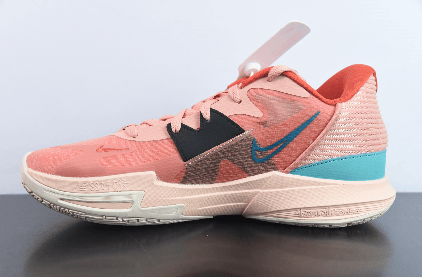 欧文Kyrie 5 Low EP Bounce欧文5代脏橙粉绿实战篮球鞋纯原版本 货号:DJ6012-800