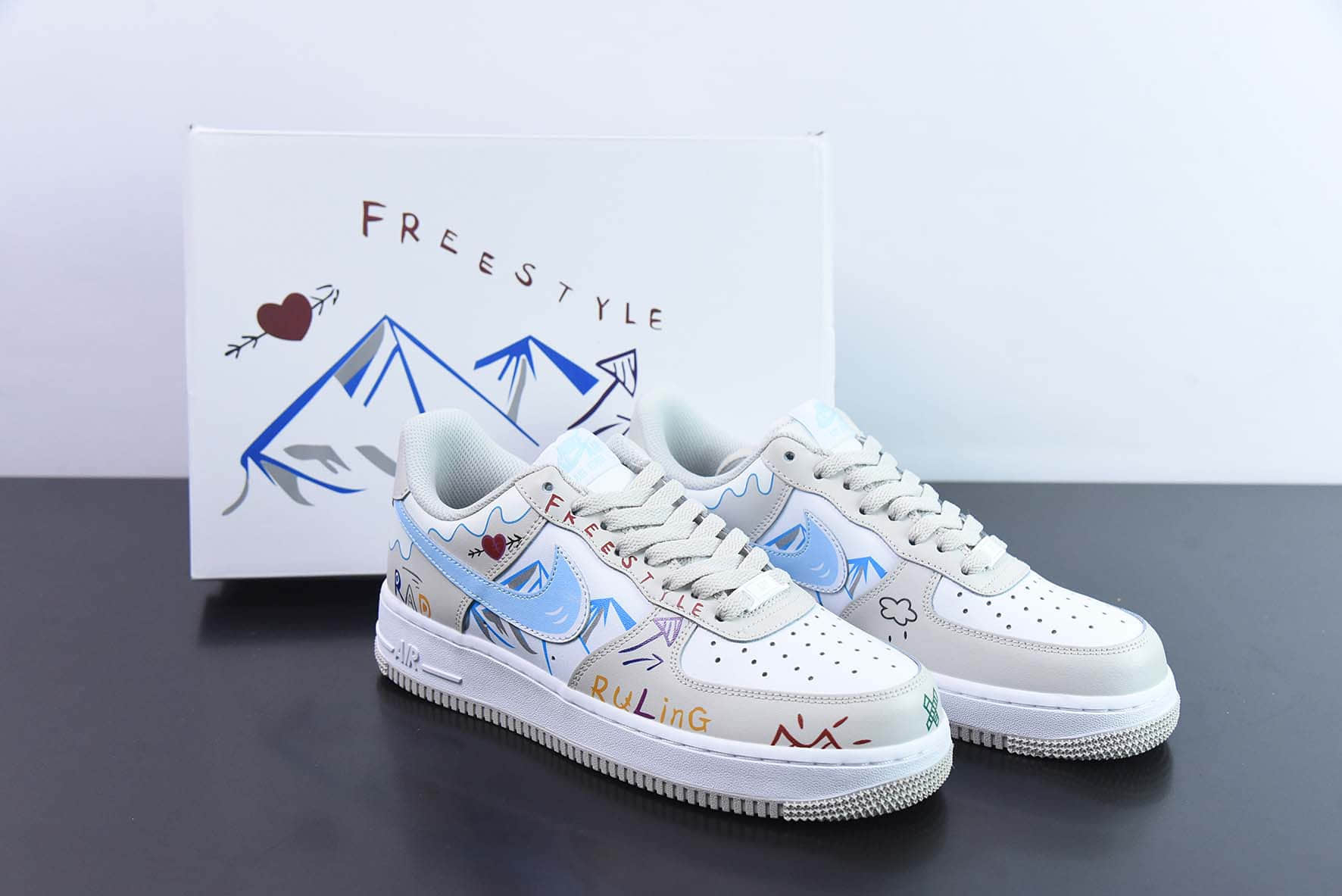 耐克Nike Air Force 1 Low’07 雪山空军一号低帮休闲板鞋纯原版本 货号:CW2288-219