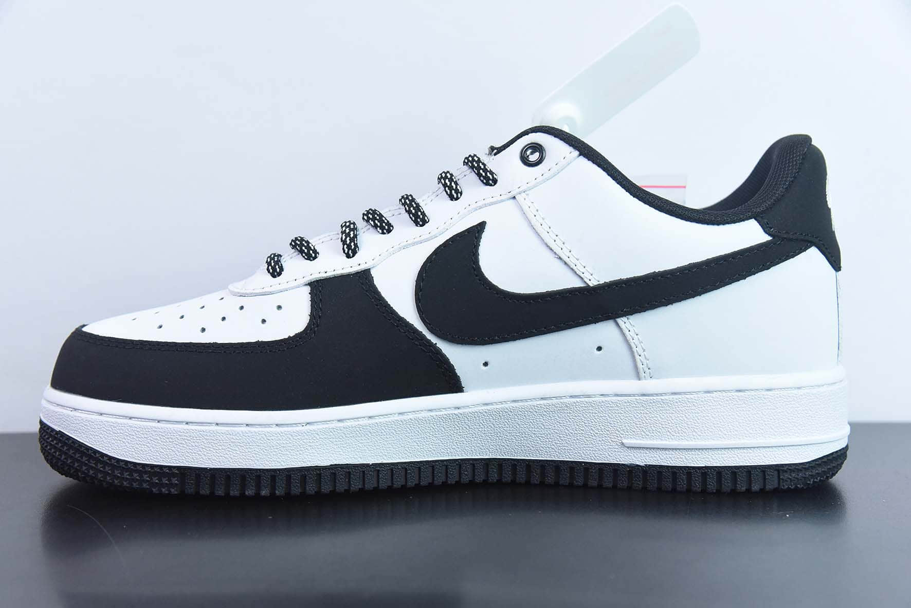 耐克Nike Air Force 1 AF1 黑白太极功夫熊猫空军一号低帮休闲板鞋纯原版本 货号:BS9055-701