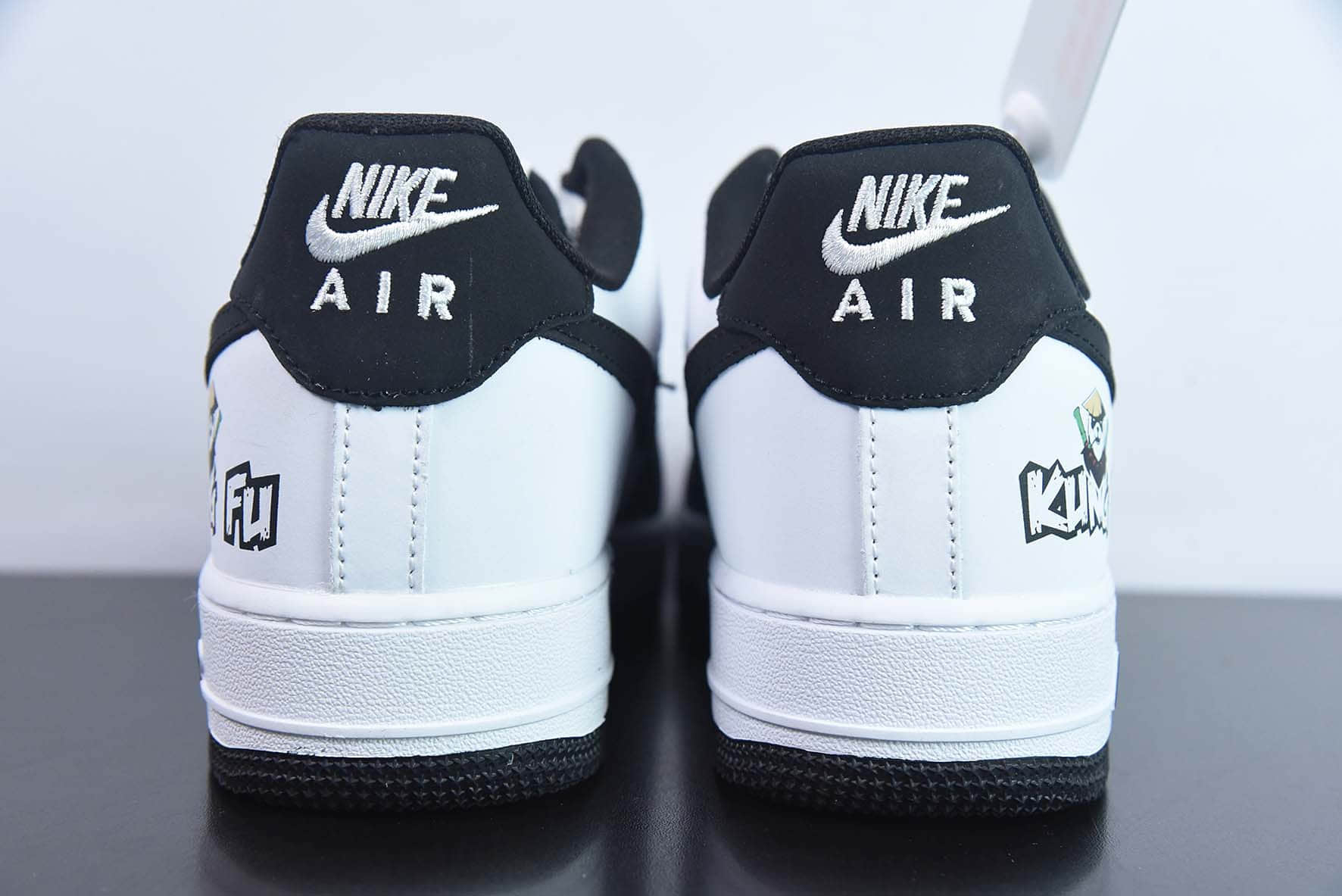 耐克Nike Air Force 1 AF1 黑白太极功夫熊猫空军一号低帮休闲板鞋纯原版本 货号:BS9055-701