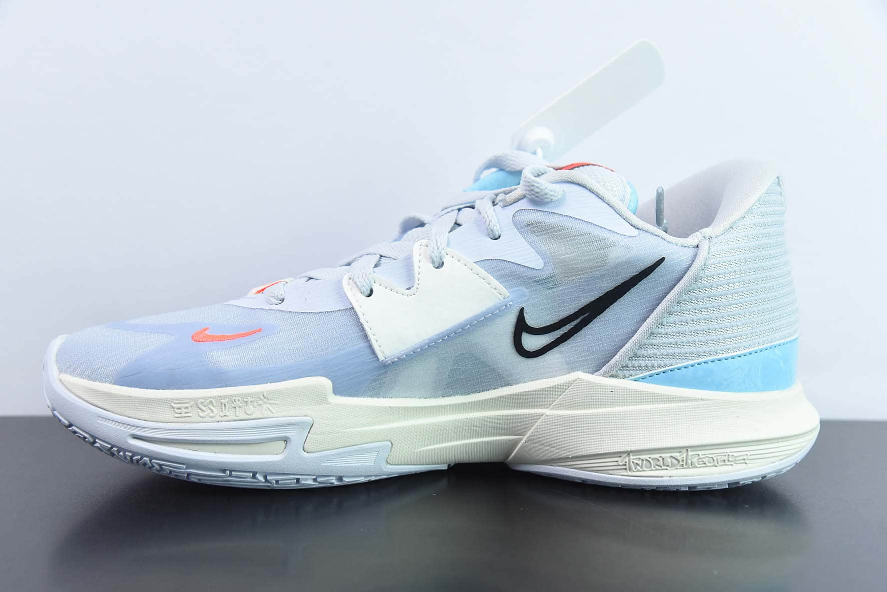 欧文Kyrie Low EP Bounce欧文5代灰蓝男子实战篮球鞋纯原版本 货号:DJ6012-003