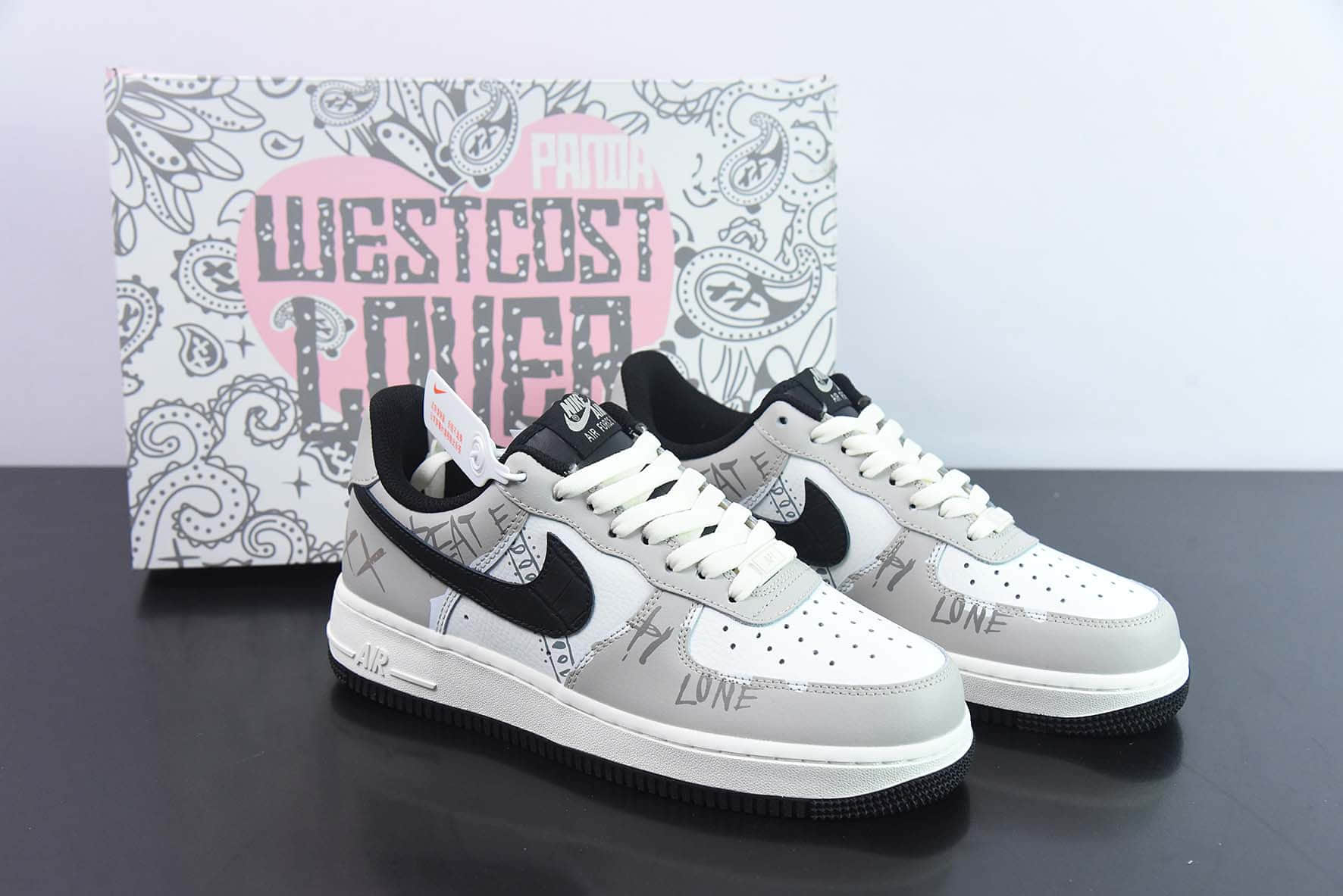 耐克Nike Air Force 1'07 Low 西海岸涂鸦空军一号低帮休闲板鞋纯原版本 货号:LT5986-921
