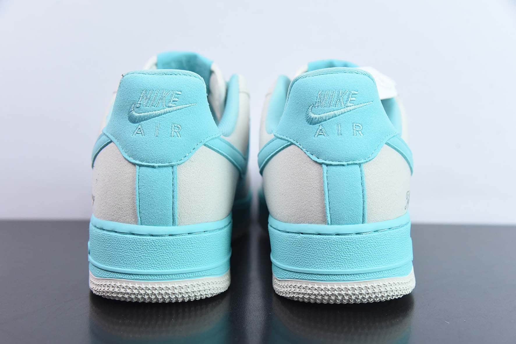 耐克Nike X TIFFANY & CO.AIR Force 1 1837蒂芙尼联名蓝灰空军一号低帮百搭休闲运动板鞋纯原版本 货号:DZ1382-003