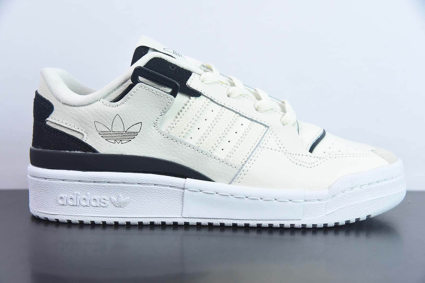 阿迪达斯Adidas Forum 84 Low 人气单品米白深灰黑色经典复古篮球鞋纯原版本 货号:HO1914