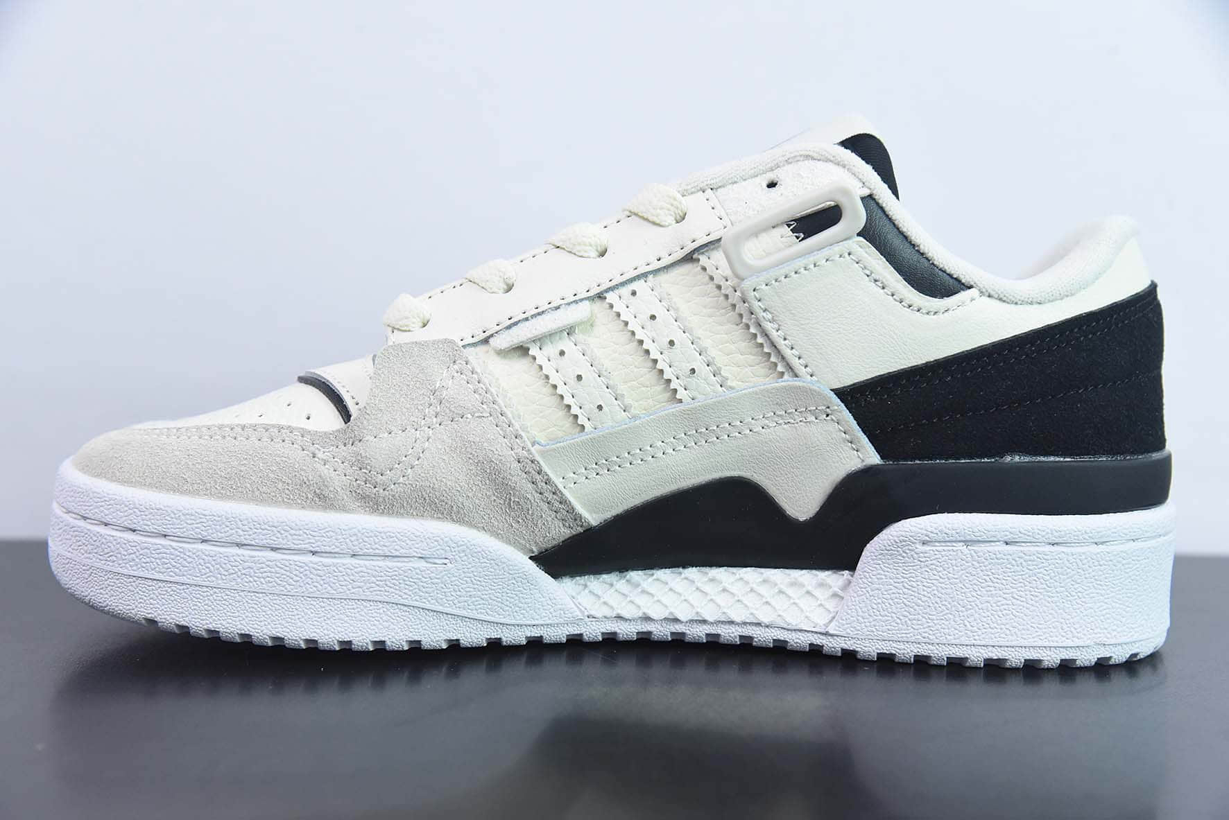 阿迪达斯Adidas Forum 84 Low 人气单品米白深灰黑色经典复古篮球鞋纯原版本 货号:HO1914