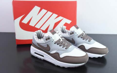 耐克Nike Patta x Nike Air Max 1“Monarch”初代灰褐半掌气垫复古休闲跑步鞋纯原版本 货号:FB8916-100