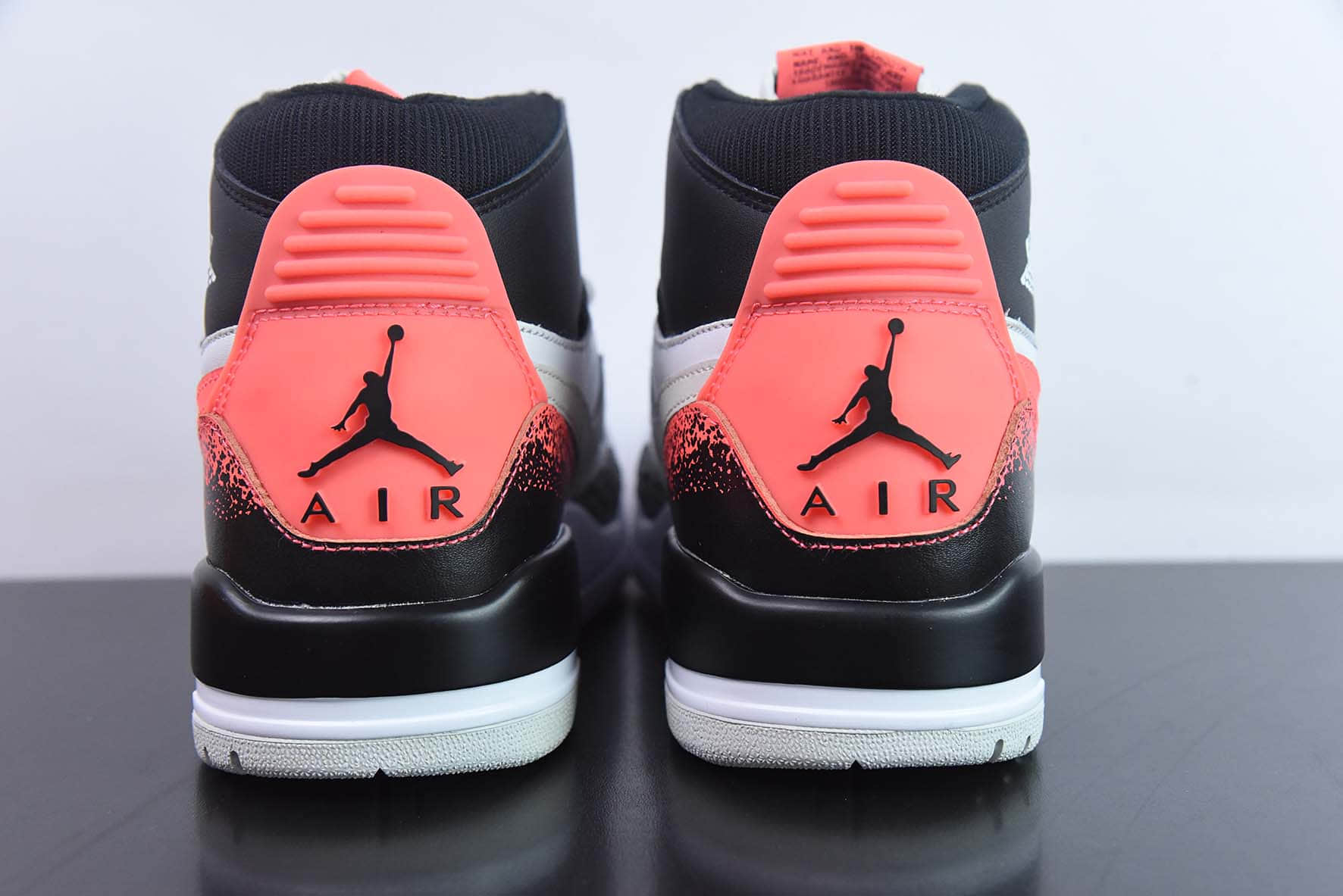 乔丹Air Jordan Legacy 312 HighNRGAJ312黑白橙泼墨爆裂纹高帮篮球鞋纯原版本 货号:AQ4160-108