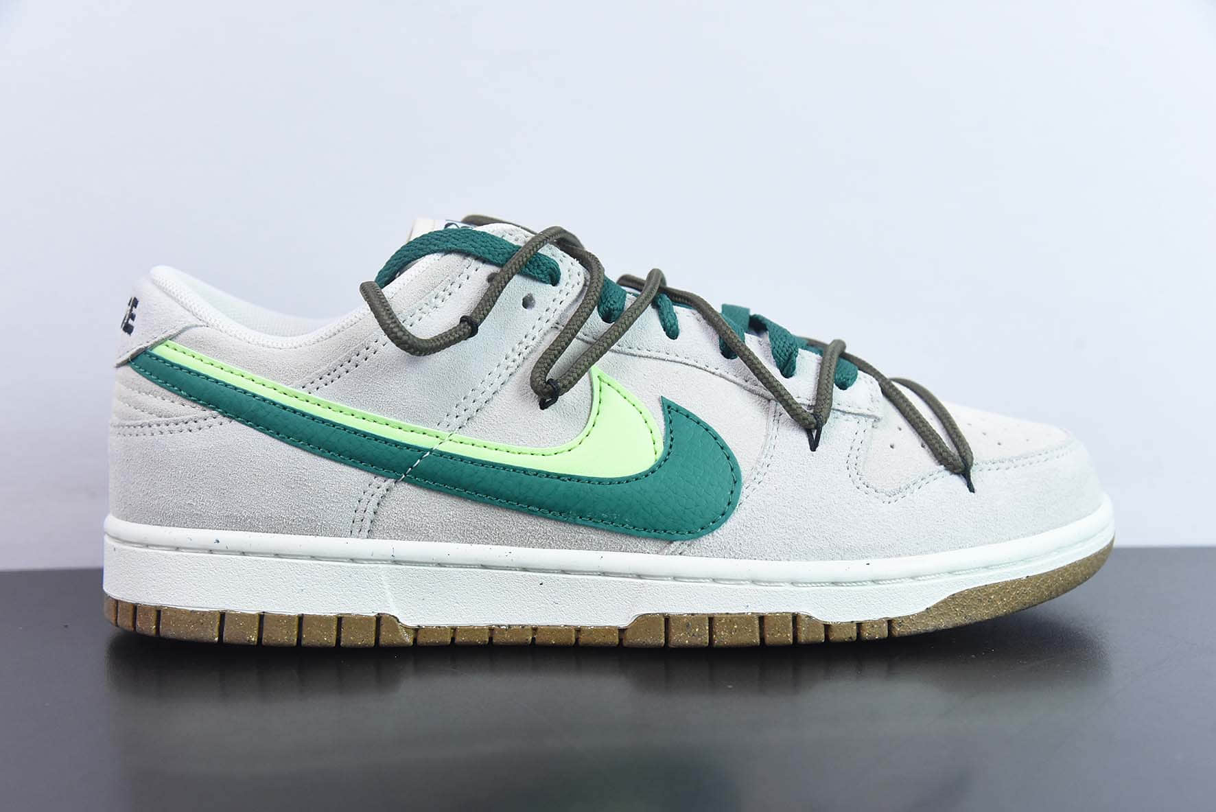 耐克Nike Dunk Low 绿野仙踪双勾绑带定制低帮休闲板鞋纯原版本 货号:DO9457-129