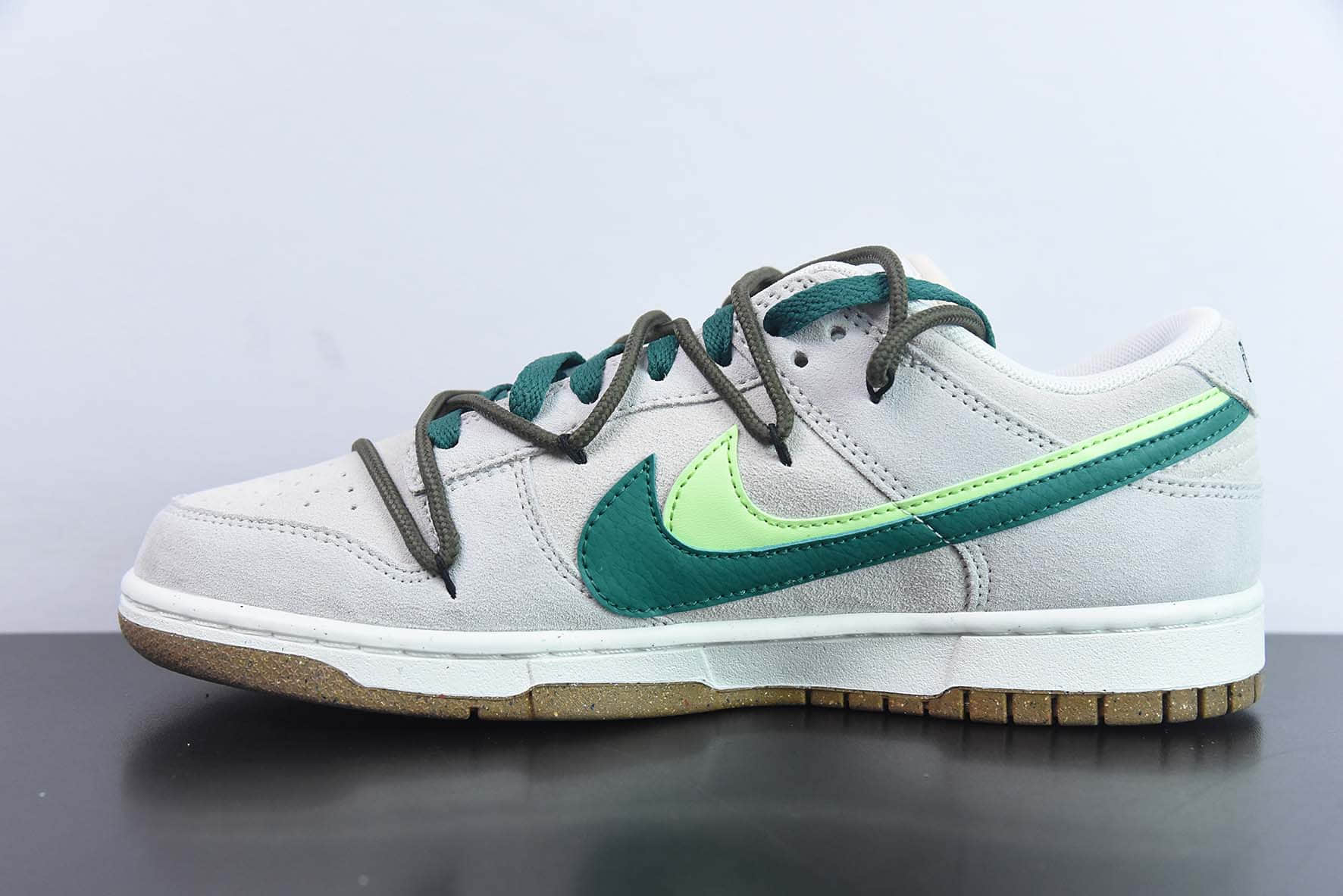 耐克Nike Dunk Low 绿野仙踪双勾绑带定制低帮休闲板鞋纯原版本 货号:DO9457-129