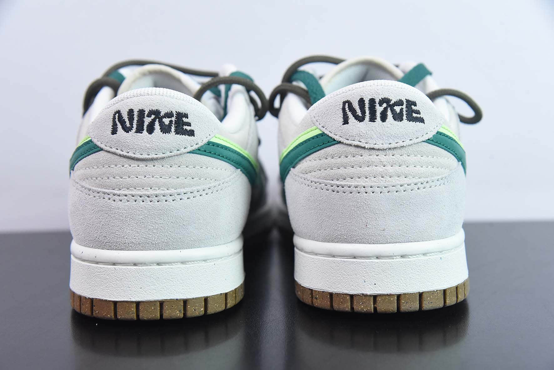 耐克Nike Dunk Low 绿野仙踪双勾绑带定制低帮休闲板鞋纯原版本 货号:DO9457-129