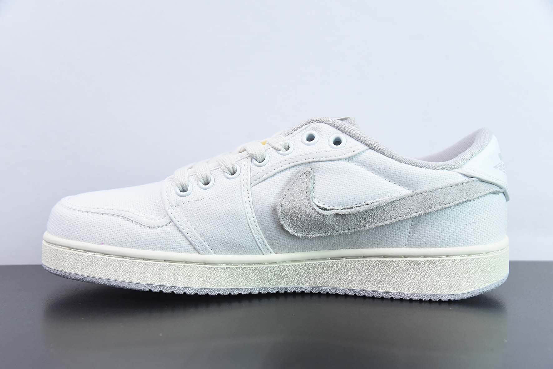 乔丹Air Jordan Union LA x Air Jordan 1 KO Low whiteUN联名白脚趾换钩低帮篮球鞋纯原版本 货号：DO8912-101